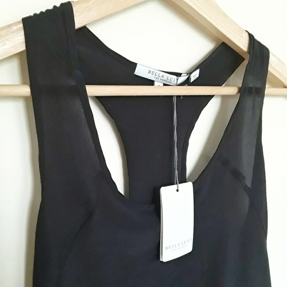 Bella Luxx Silk Razorback Tank - Picture 4 of 4